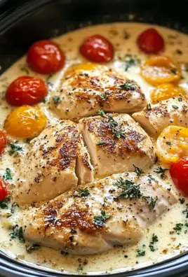 Crockpot Creamy Garlic Parmesan Chicken