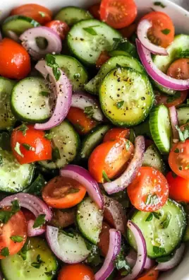 Cucumber Tomato Salad