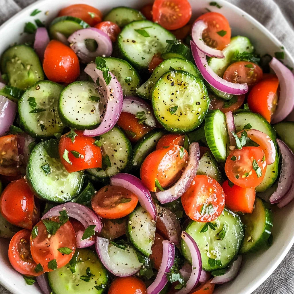 Cucumber Tomato Salad