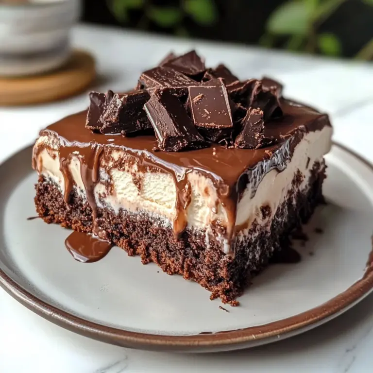 Delicious Brownie Ice Cream Cake