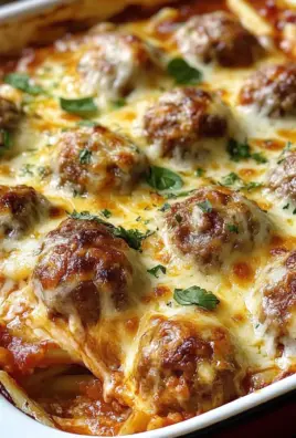 Dump-and-Bake Meatball Casserole