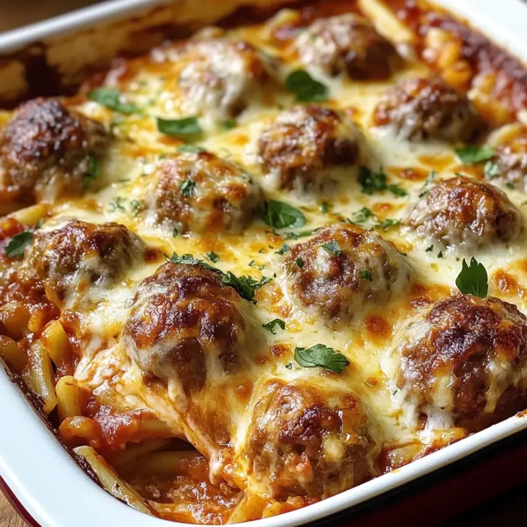 Dump-and-Bake Meatball Casserole