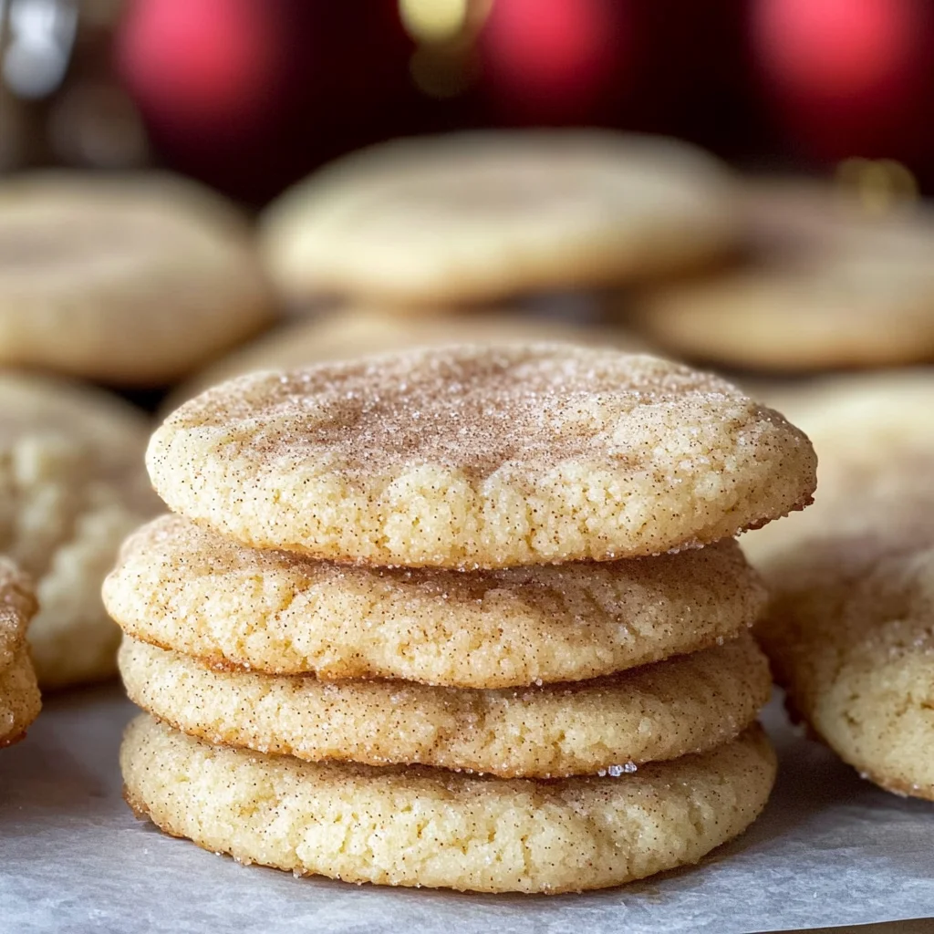 Eggnog Snickerdoodles