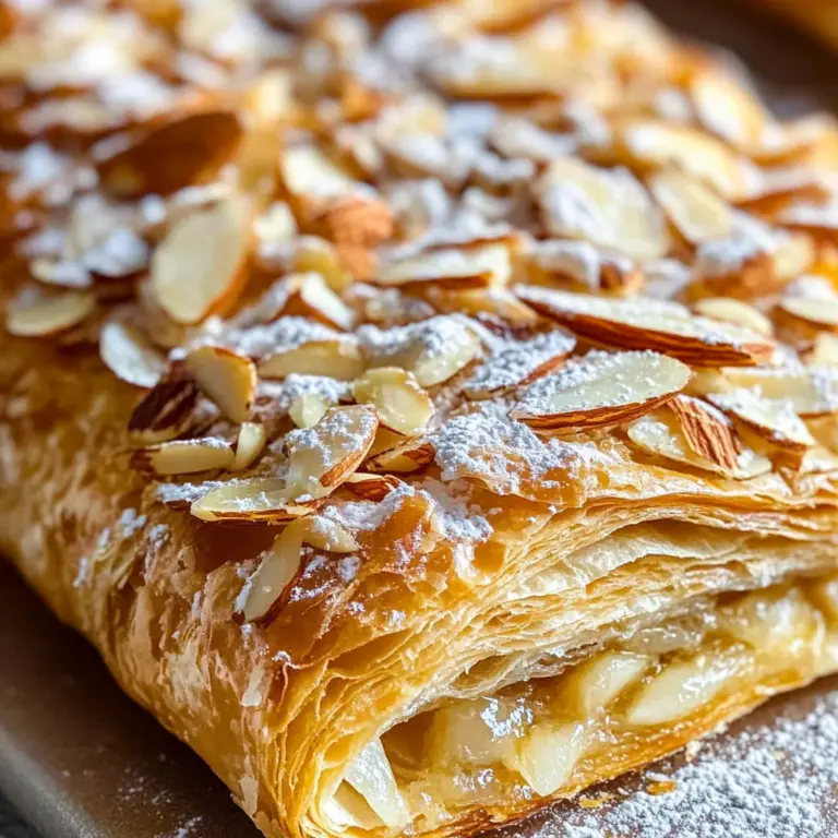 Flaky Sweet Almond Pastry