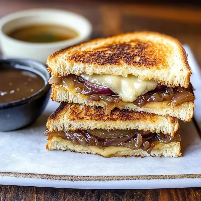 French Onion Grilled Cheese