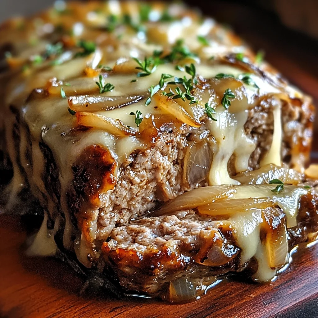 French Onion Meatloaf