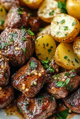 Garlic Steak Bites and Potatoes