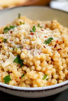 Garlicky Israeli Couscous Recipe