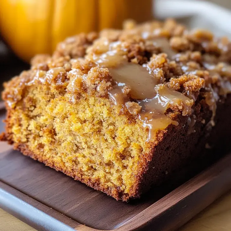 Grandma's Pumpkin Bread with Streusel