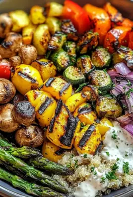 Grilled Veggie Bowl with Quinoa