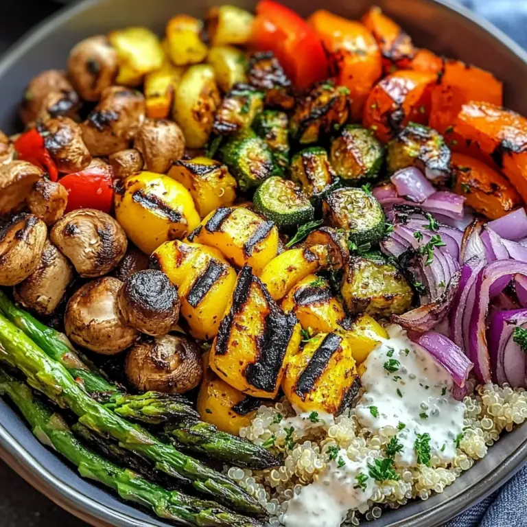 Grilled Veggie Bowl with Quinoa