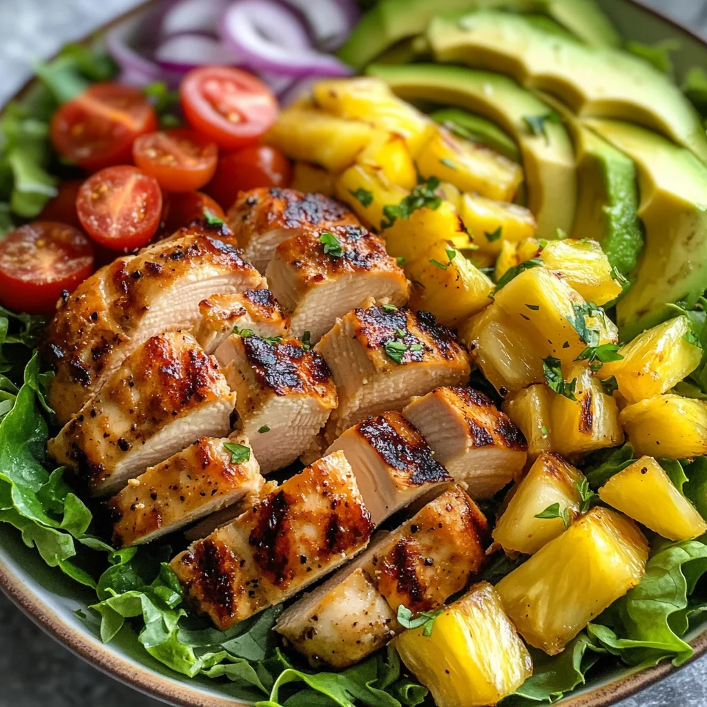 Hawaiian Chicken Salad: Gluten-Free & Whole Health Flexi-Plan