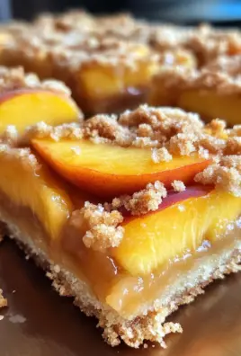Heavenly Summer Peach Bars: A Sweet Slice of Sunshine