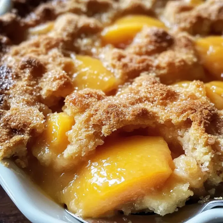 Homemade Peach Cobbler