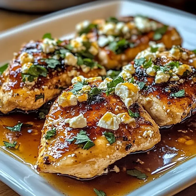Hot Honey Feta Chicken Dish: A Deliciously Spicy and Savory Recipe