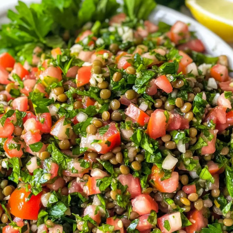 Lentil Tabbouleh