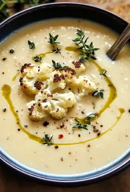 Light & Creamy Cauliflower Soup
