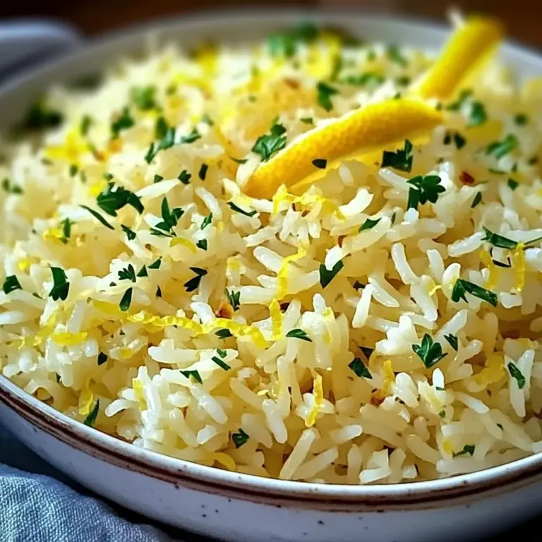 Light and Flavorful Greek Lemon Rice for Every Occasion