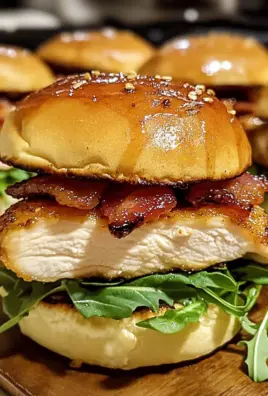 Maple Chicken Turkey Turkey Bacon Sliders