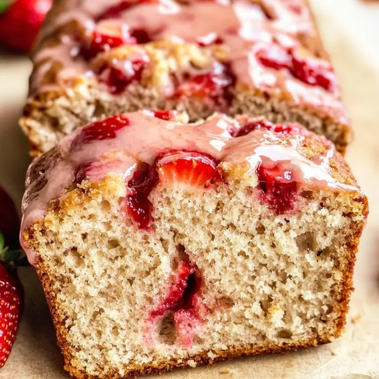 Moist Strawberry Bread (One Bowl)