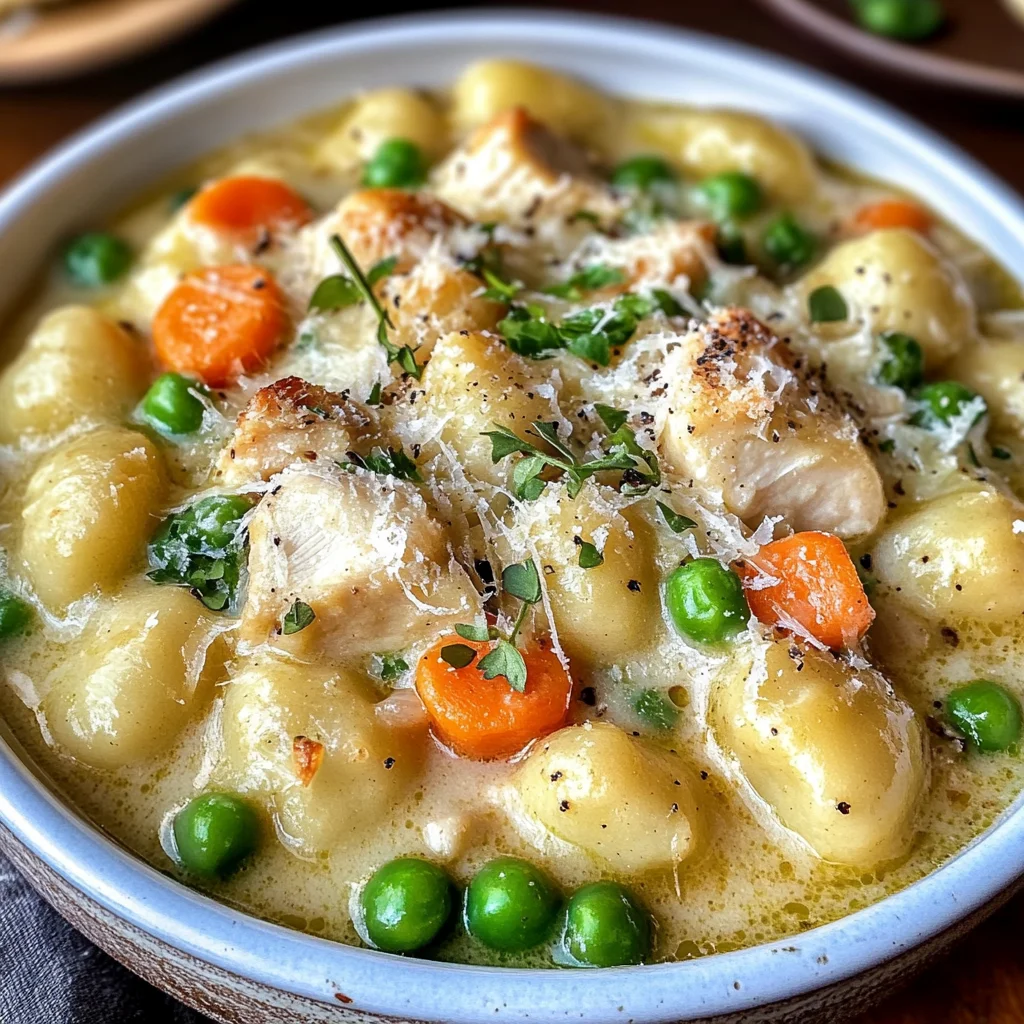 ONE POT GNOCCHI CHICKEN POT PIE