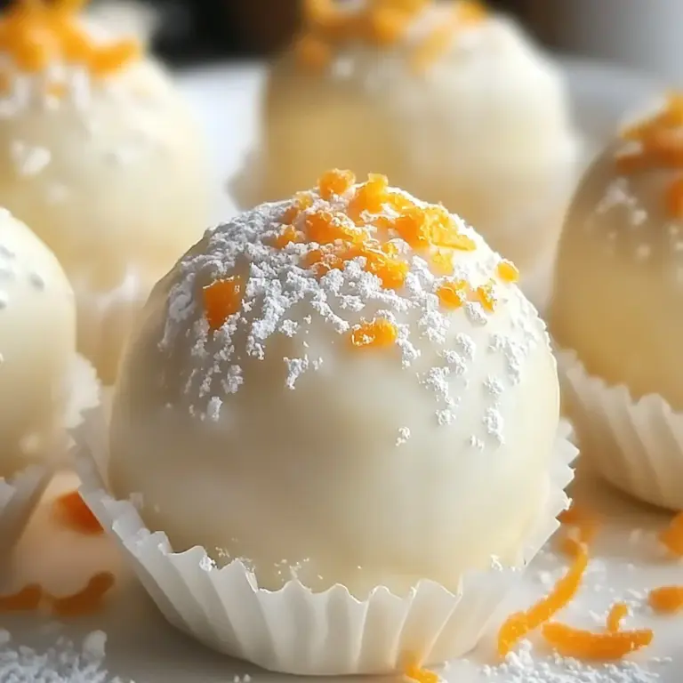 Orange Truffles