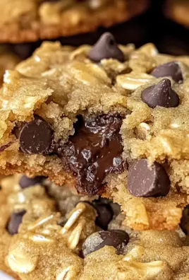 Peanut Butter Oatmeal Chocolate Chip Cookies