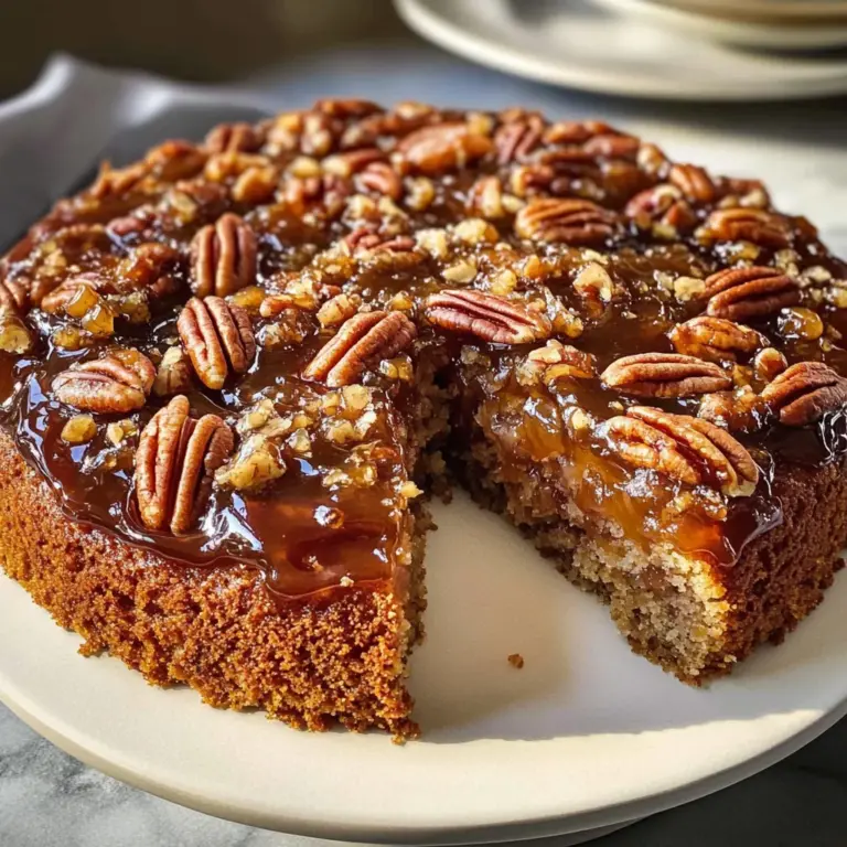 Pecan Upside Down Cake