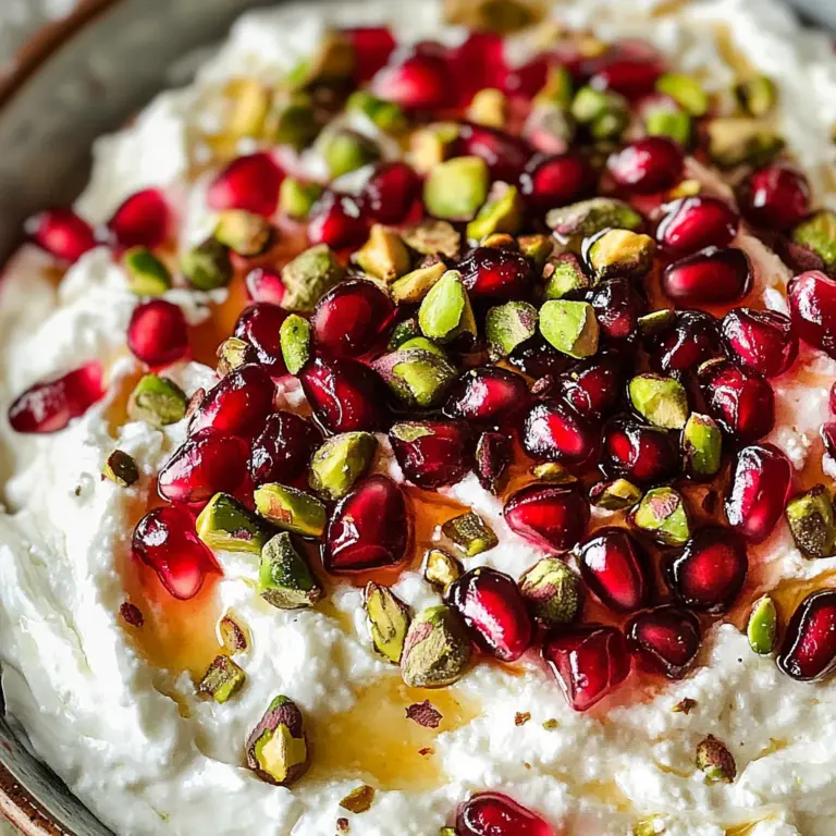 Pomegranate Pistachio Whipped Feta