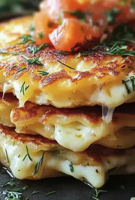 Potato and Onion Cheese Pancakes