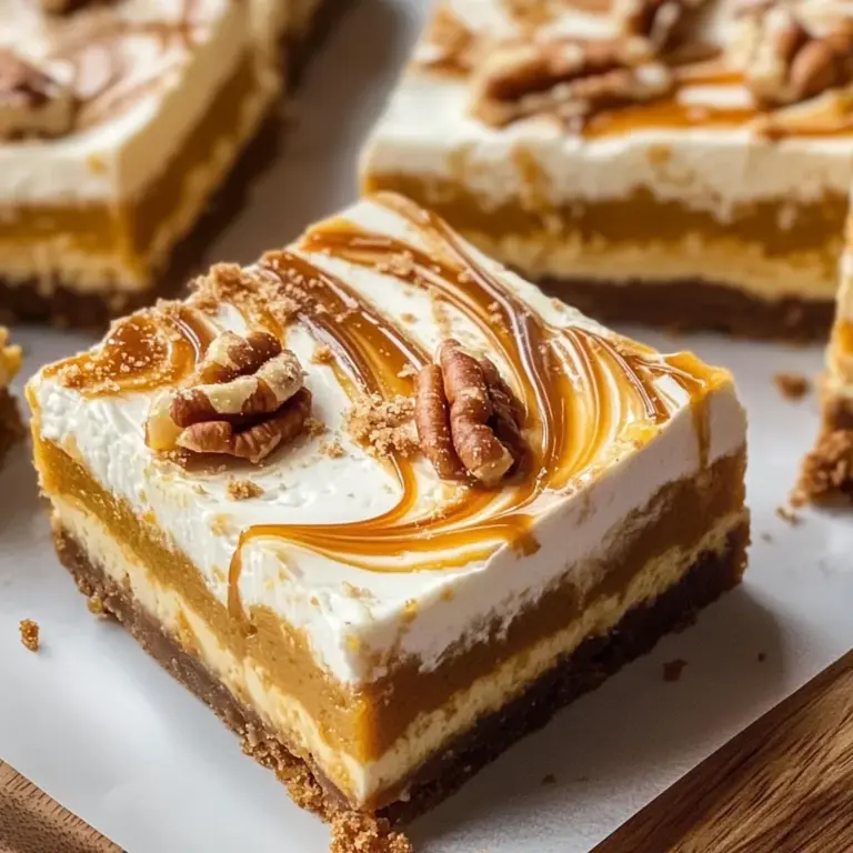 Pumpkin Spice Cheesecake Bars (Easy and Creamy)
