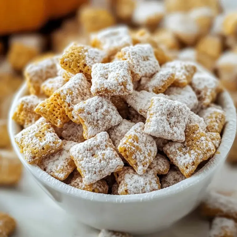 Pumpkin Spice Puppy Chow