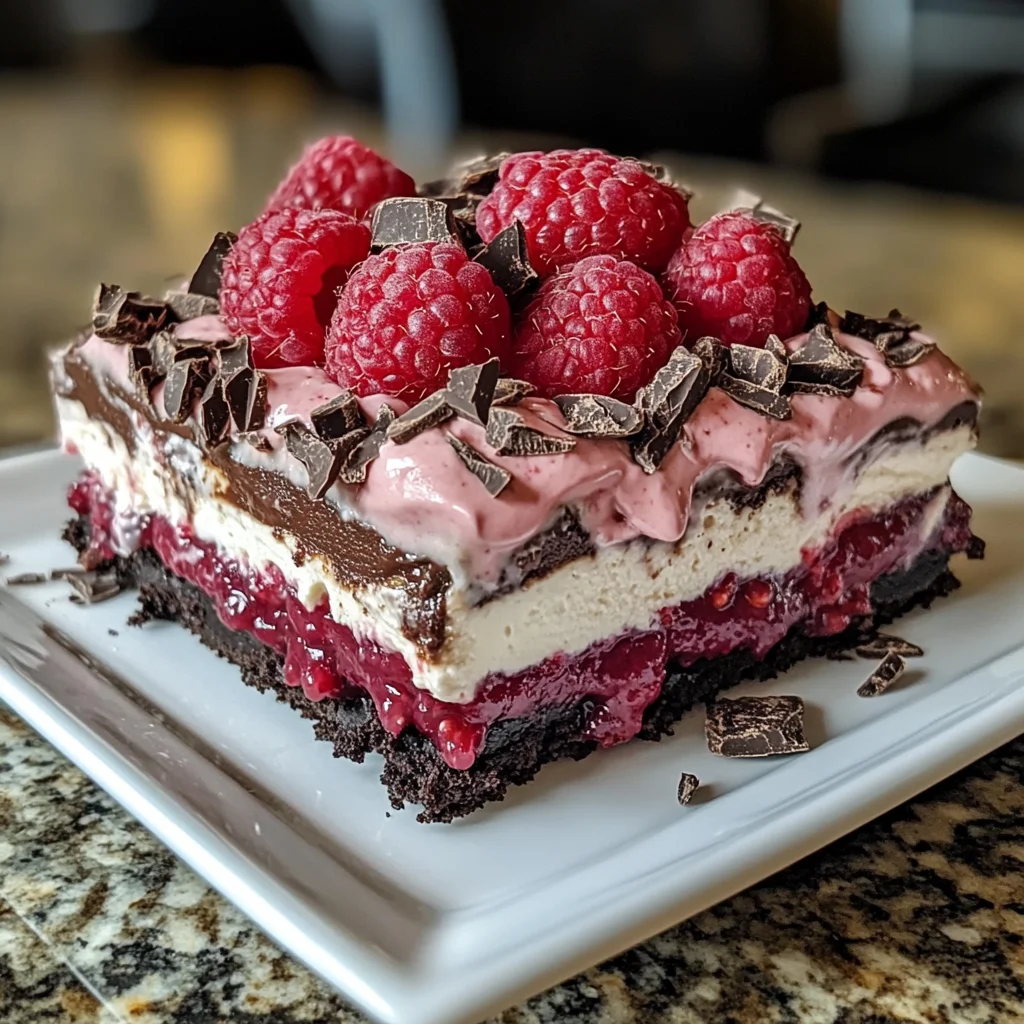 Raspberry Chocolate Lasagna