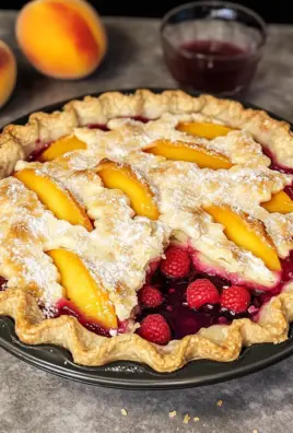 Raspberry Peach Pie