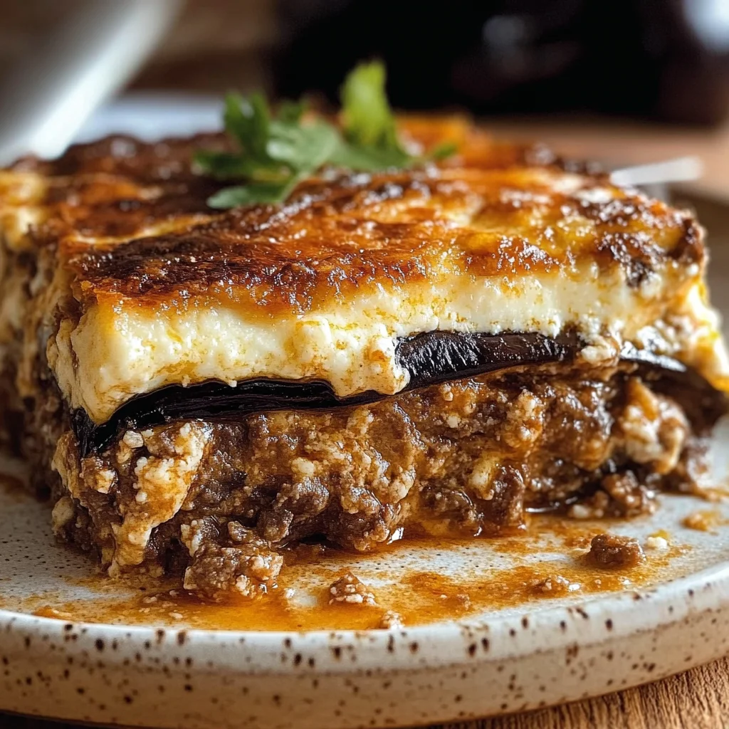 Recipe For Greek Moussaka