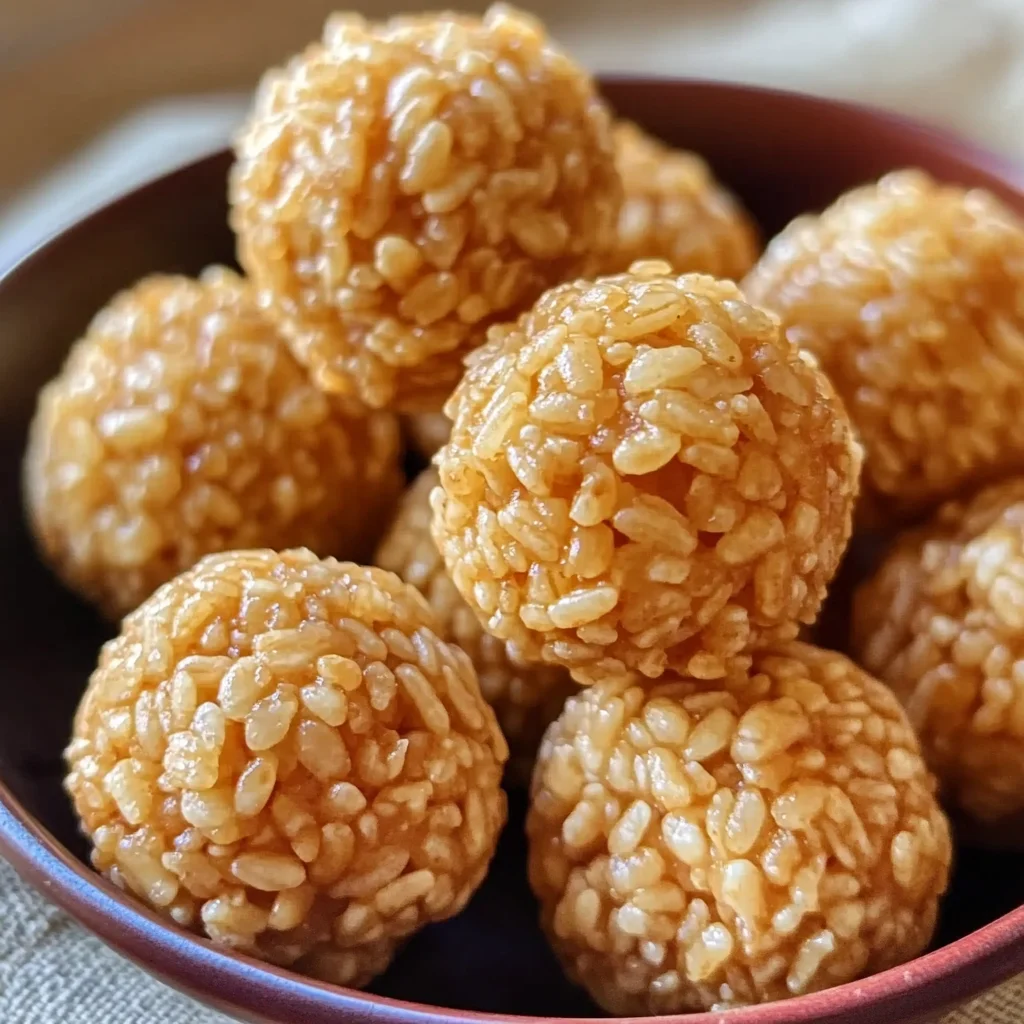 Rice Crispy Peanut Butter Balls