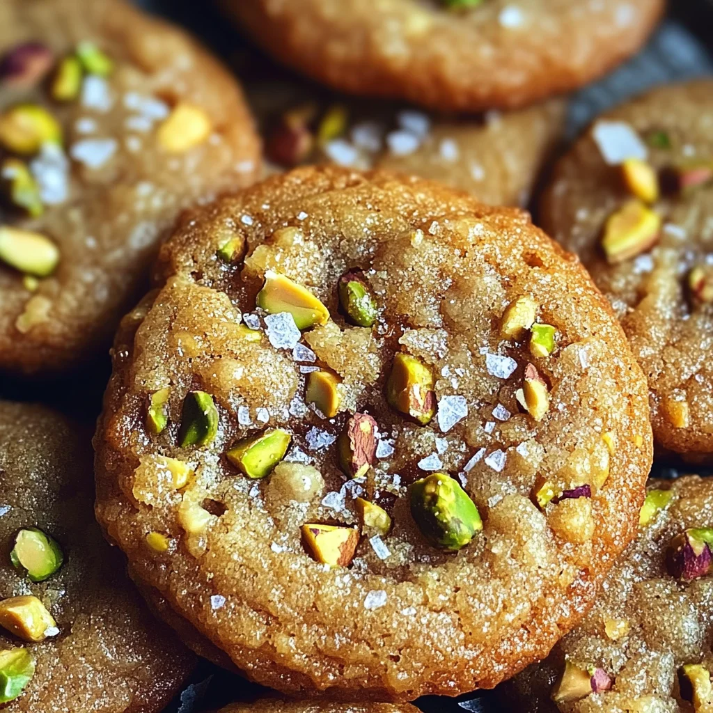Salted Honey Pistachio Cookies