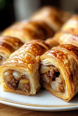 Savory French Onion Sausage Rolls