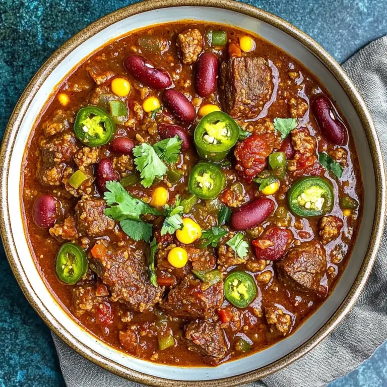 Short Rib and Chorizo Chili Recipe