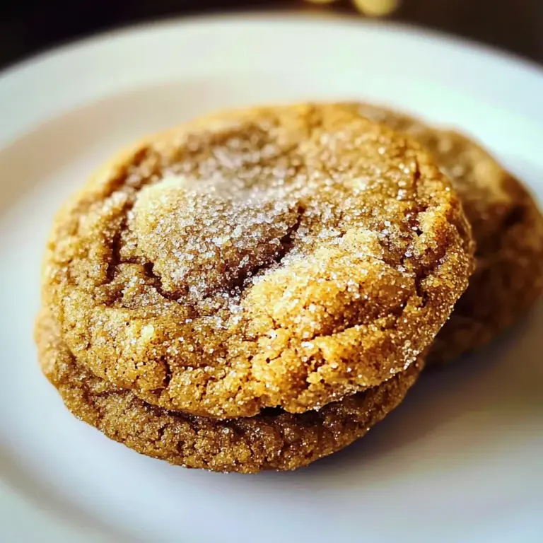 Soft Batch Apple Cider Gingersnap Cookies