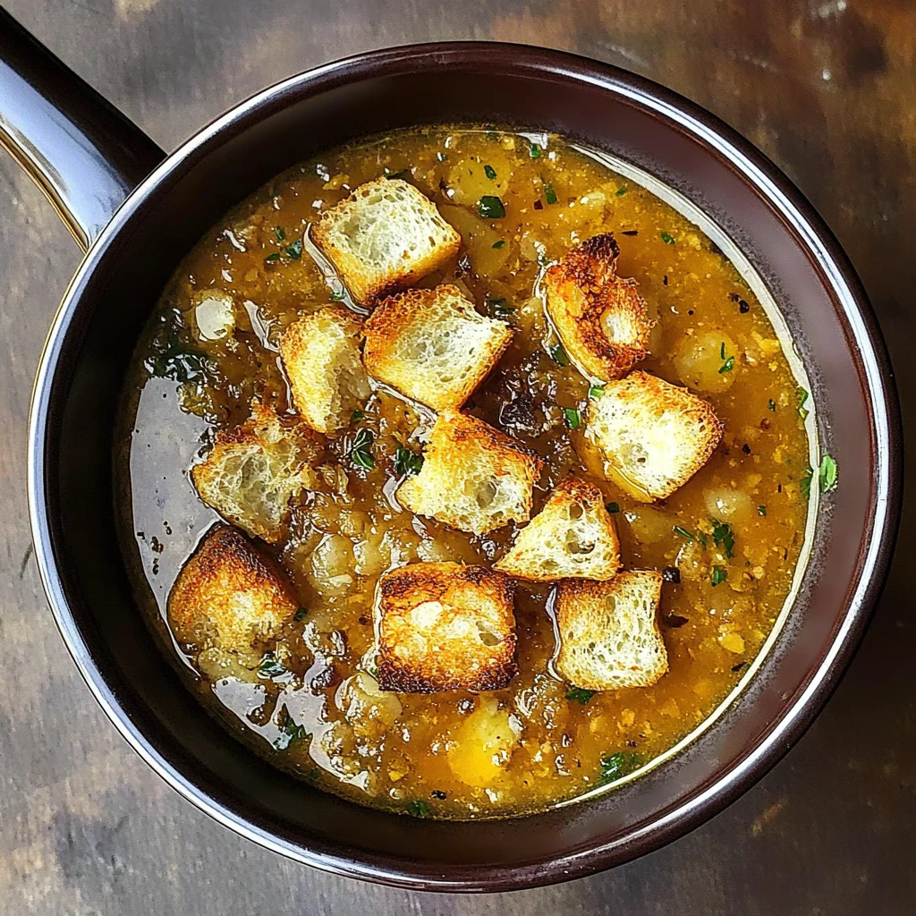 Spanish Garlic Soup Recipe (Vegetarian) - Sopa de Ajo -