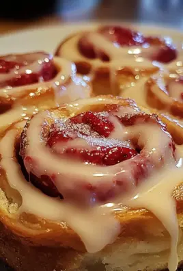 Strawberry Cheesecake Cinnabon Rolls
