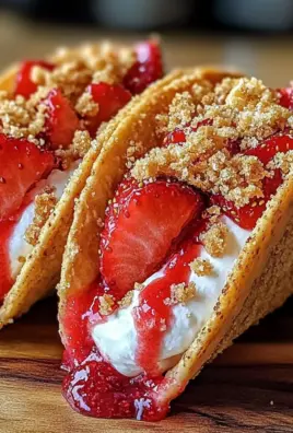 Strawberry Crunch Cheesecake Tacos
