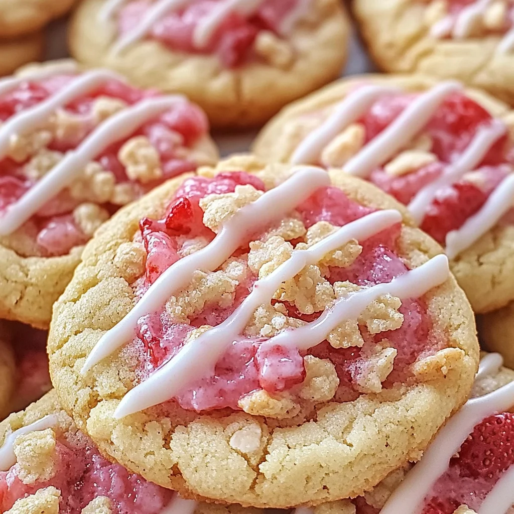 Strawberry Crunch Cookies