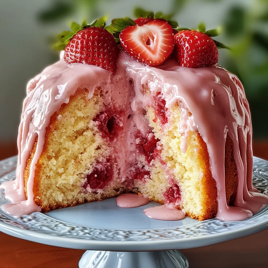 Strawberry Milkshake Pound Cake: A Sweet Delight Awaits!