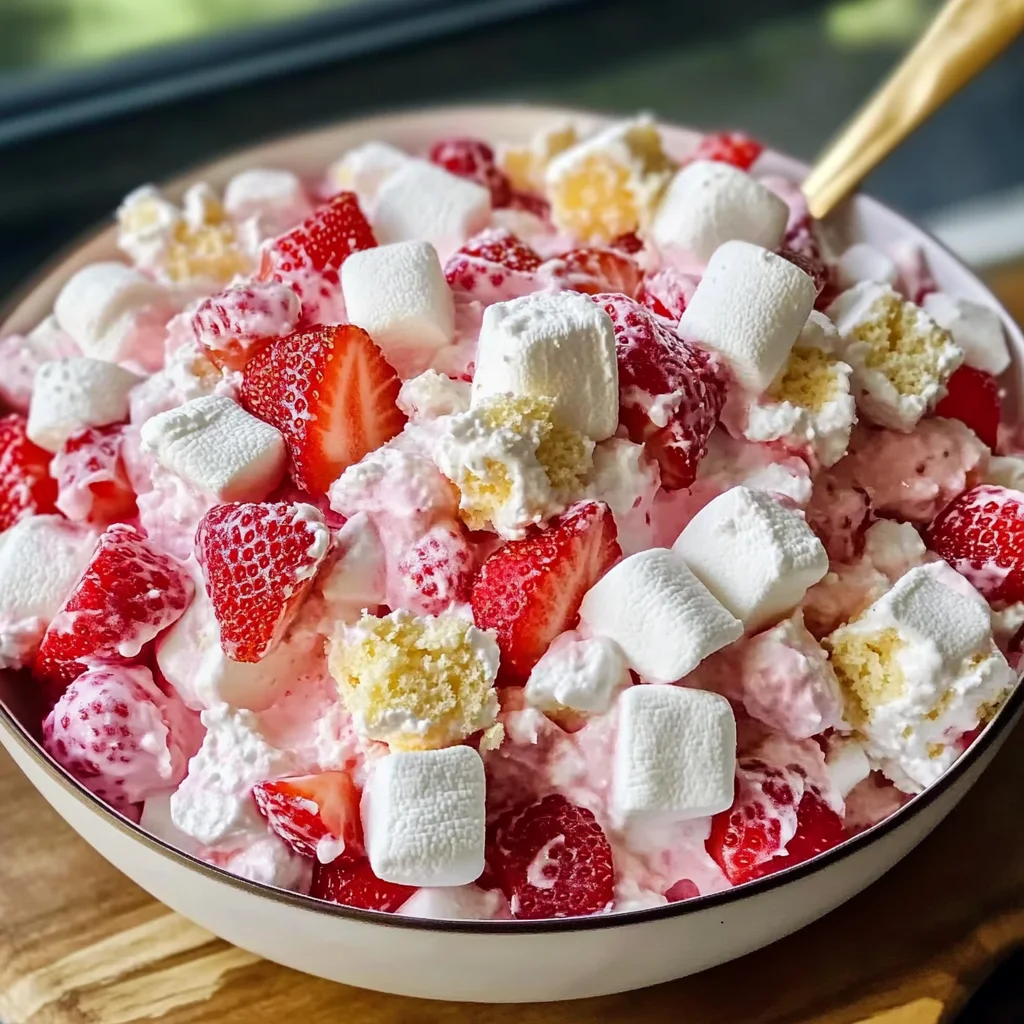 Strawberry Shortcake Fluff Salad Recipe