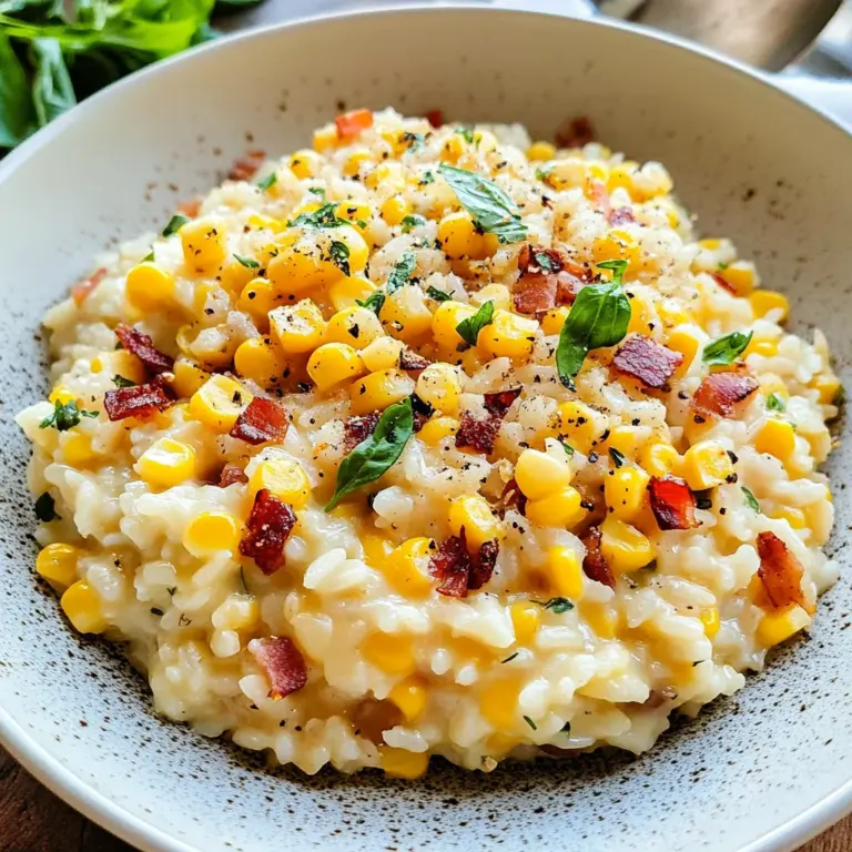 Sweet Corn Risotto