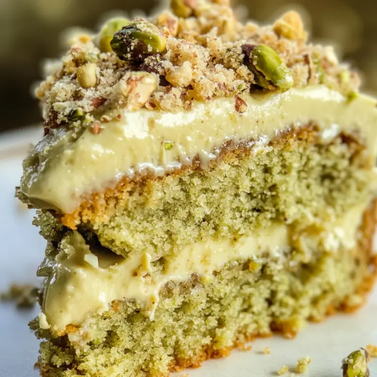 Vegan Pistachio Coffee Cake