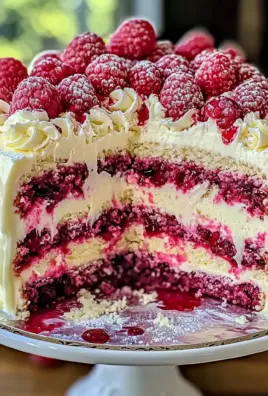 White Chocolate Raspberry Dream Cake : A Heavenly Dessert