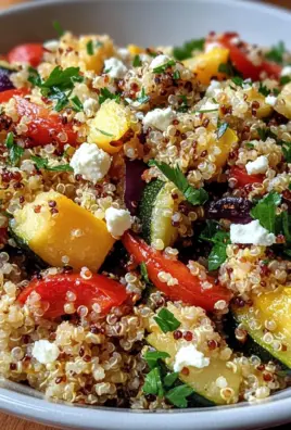 Amazing Quinoa Salad with Roasted Vegetables in Just 30 Minutes